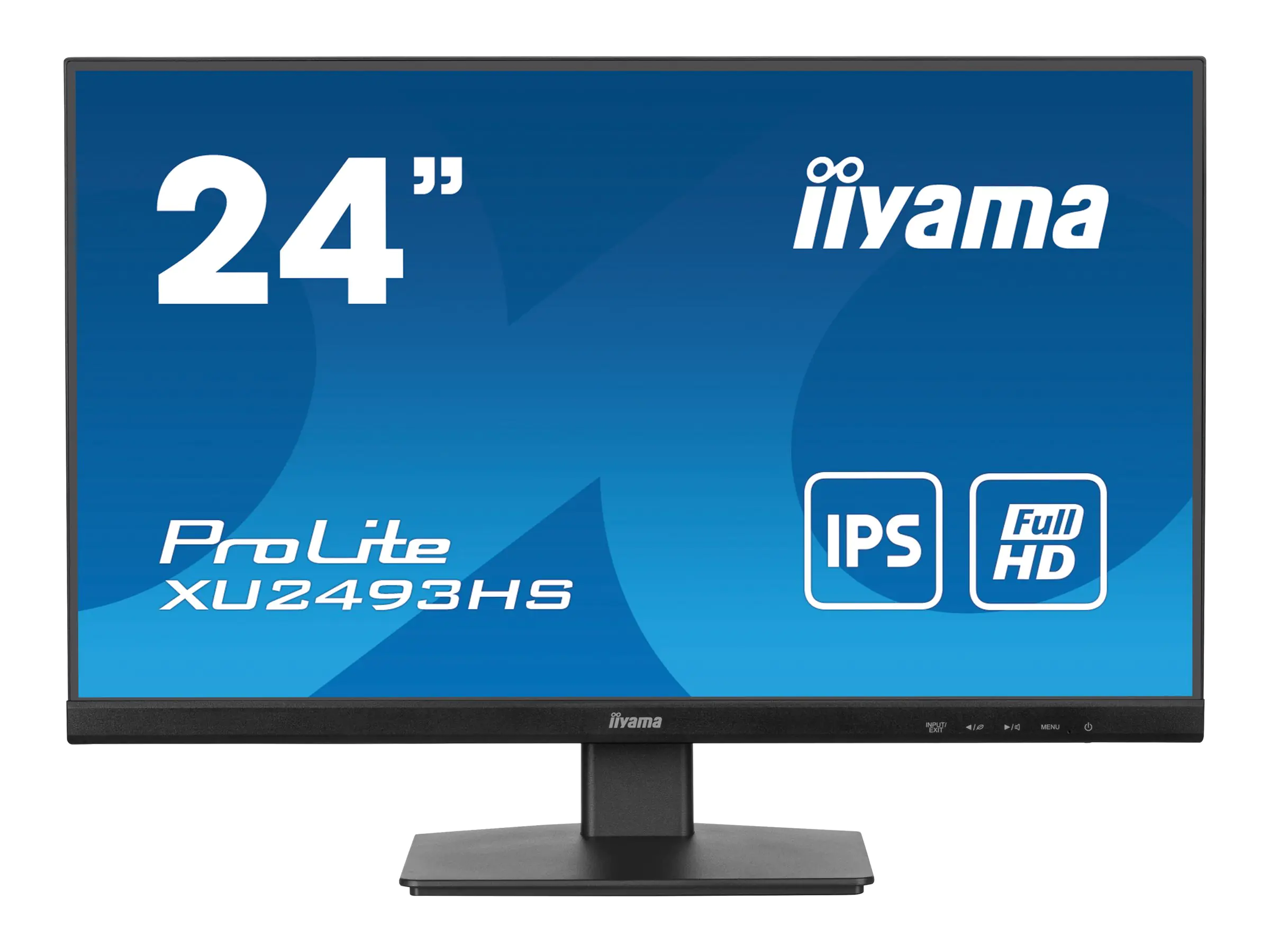 Iiyama ProLite XU2493HS-B6 - LED-Monitor - 61 cm (24") (23.8" sichtbar) - 1920 x 1080 Full HD (1080p) @ 100 Hz - IPS - 250 cd/m² - 1300:1 - 0.5 ms - HDMI, DisplayPort - Lautsprecher - Matte, Schwarz Iiyama ProLite XU2493HS-B6 - LED-Monitor - 61 cm (24") (23.8" sichtbar) - 1920 x 1080 Full HD (1080p) @ 100 Hz - IPS - 250 cd/m² - 1300:1 - 0.5 ms - HDMI, DisplayPort - Lautsprecher - Matte, Schwarz