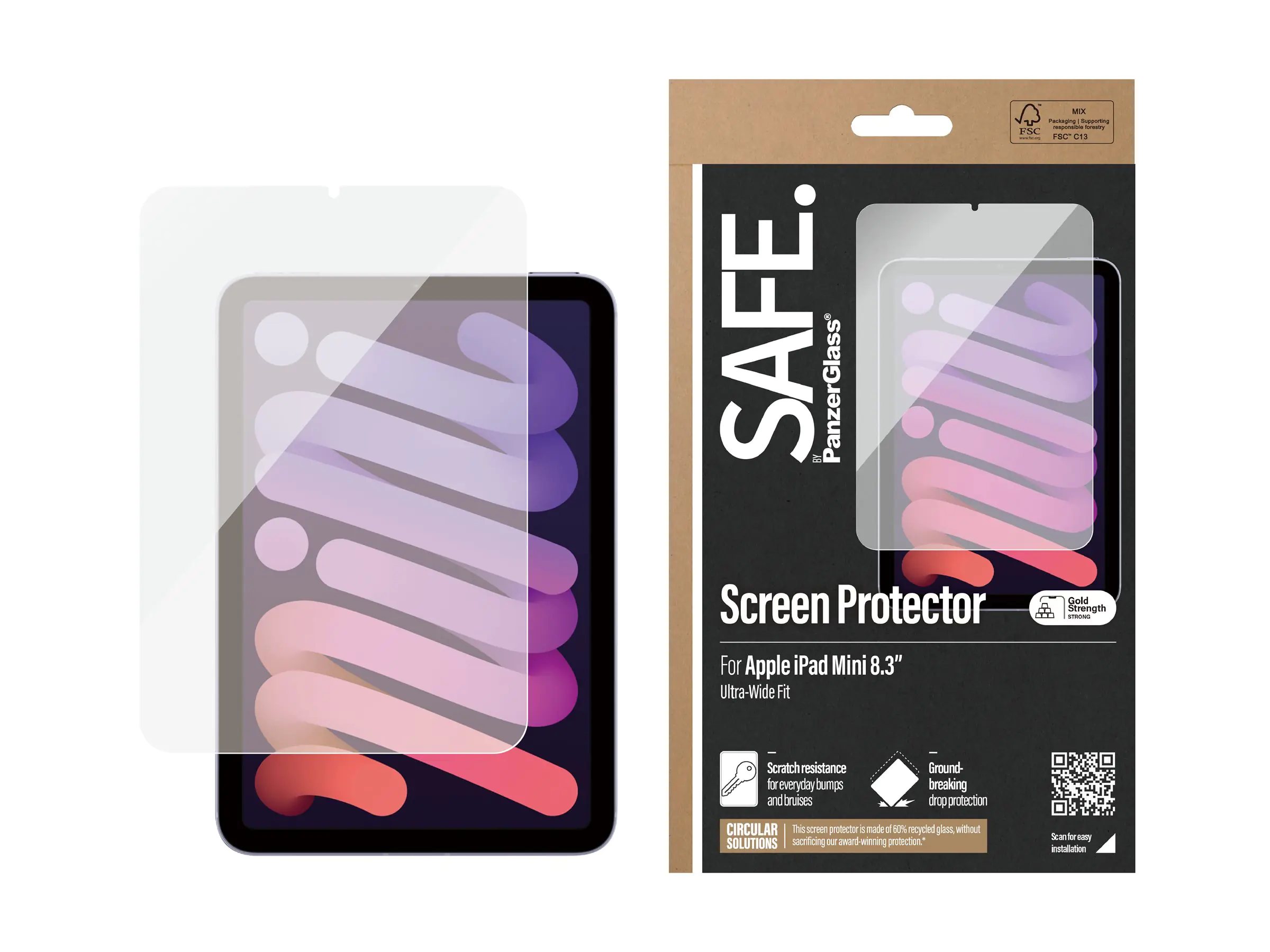 PanzerGlass SAFE. by PanzerGlass - Bildschirmschutz für Tablet SAFE95854