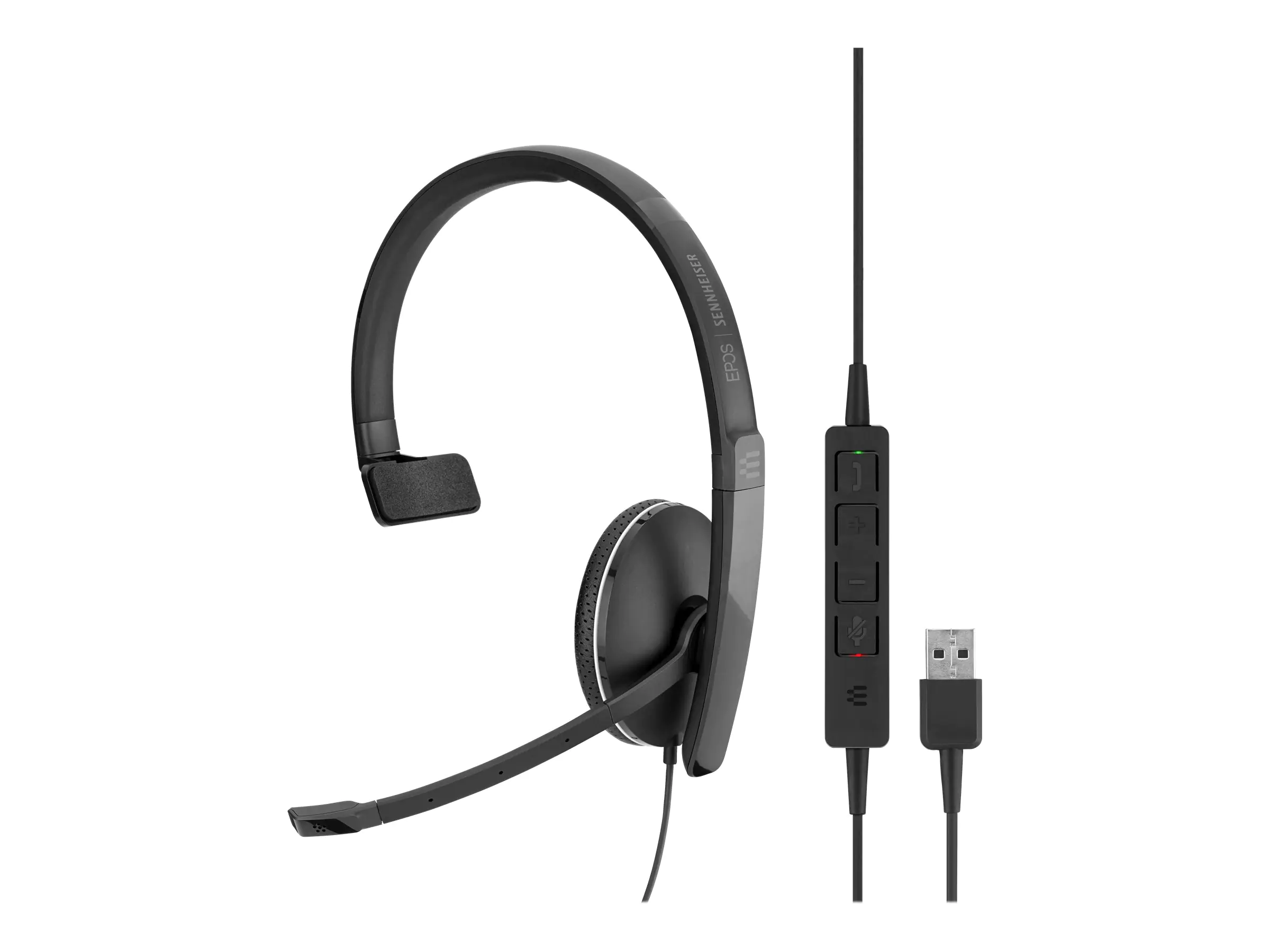 EPOS | SENNHEISER ADAPT 135 USB, Kabelgebunden, Anrufe/Musik, 20 - 20000 Hz, 64 g, Kopfhörer, Schwarz 508316