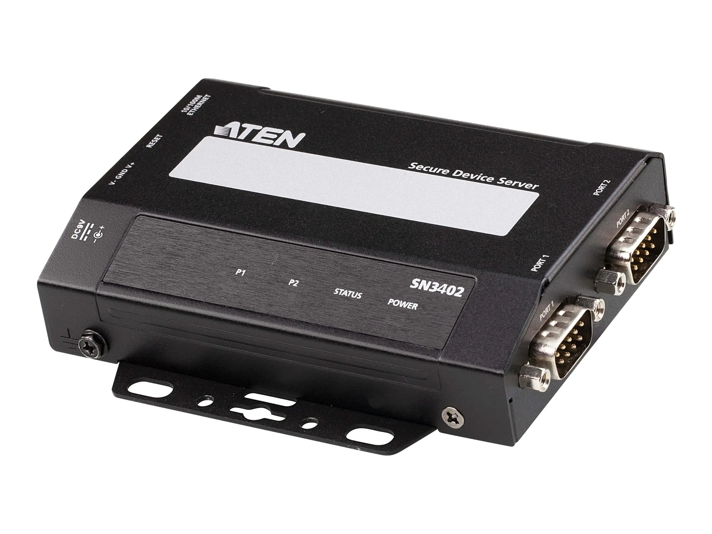 ATEN SN3402 - Geräteserver - 2 Anschlüsse - 100Mb LAN, RS-232, RS-422, RS-485