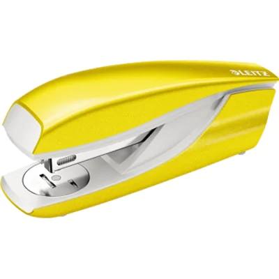 Leitz Heftgerät NeXXt WOW 24/6, 26/6 fest/lösbar/nageln 30 Bl. (80 g/m²) inkl. 200 Heftklammern 24/6 Metall/Kunststoff gelb