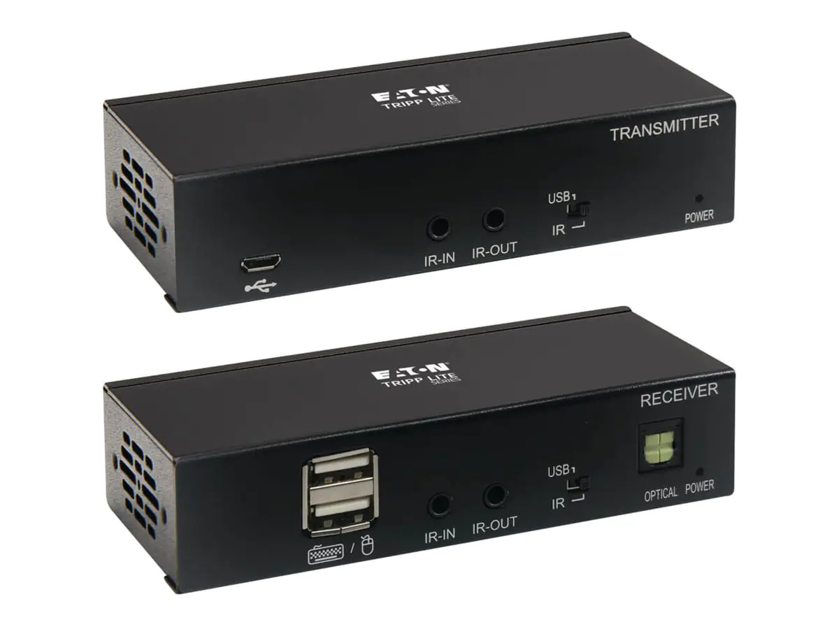 Eaton Tripp Lite Series USB C to HDMI over Cat6 Extender Kit with KVM Support, 4K 60Hz, 4:4:4, Transmitter/Receiver, USB, PoC, HDCP 2.2, up to 230 ft., TAA; - Erweiterung für Video/Audio - HDMI, USB-C - über CAT 6 - bis zu 70 m - TAA-konform - für P/N: B1