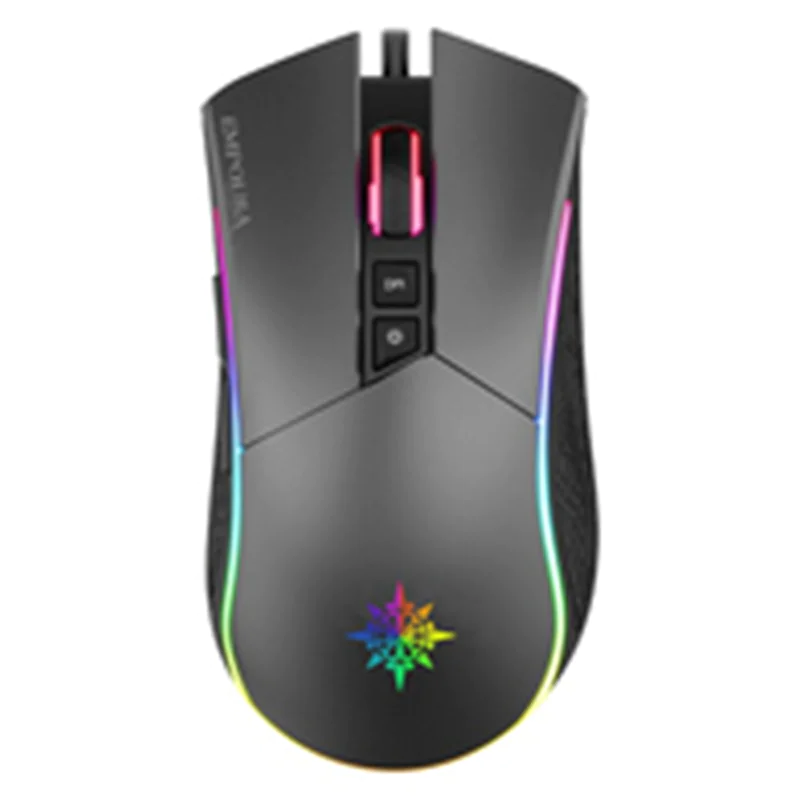 INCA IMG-GT19, Rechts, USB Typ-A, 4800 DPI, Schwarz, Grau