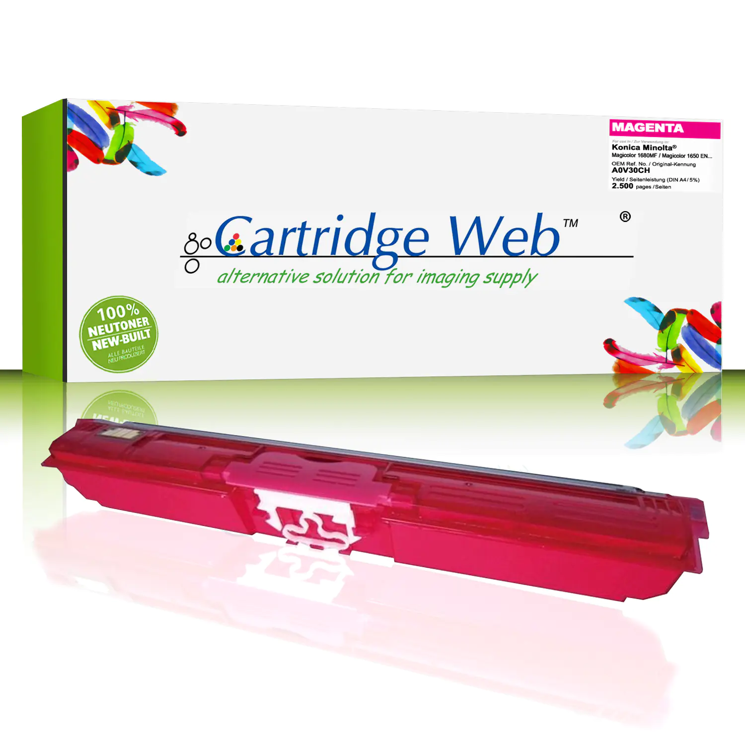 CartridgeWeb Toner kompatibel zu Konica Minolta A0V30CH Magenta 2.500 Seiten 1 Stück CartridgeWeb Toner kompatibel zu Konica Minolta A0V30CH Magenta 2.500 Seiten 1 Stück