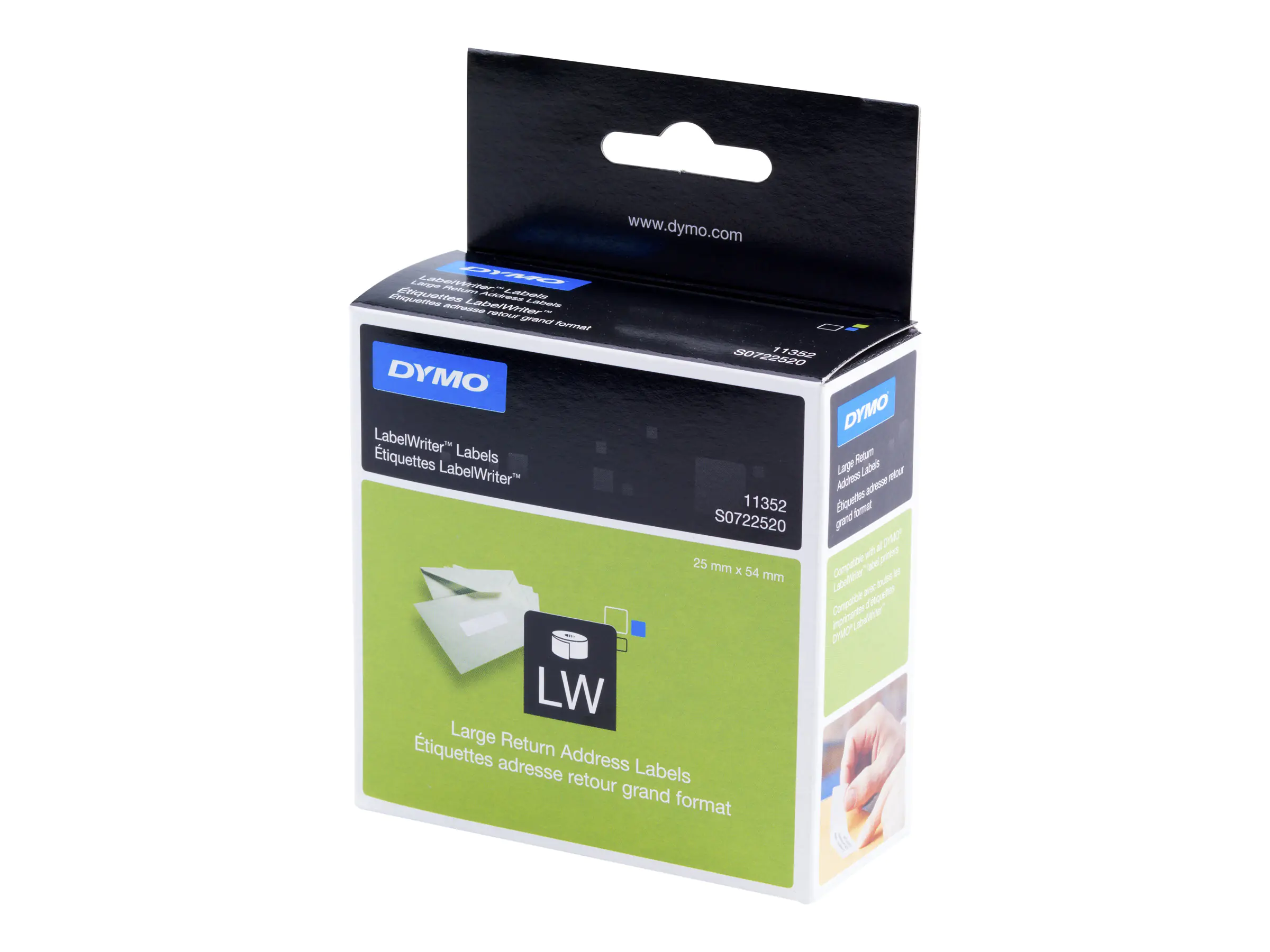 Dymo LabelWriter Address - Weiß - 54 x 25 mm 500 Etikett(en) (1 Rolle(n) S0722520