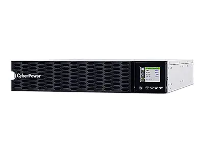 CyberPower Smart App Online (High-Density) OL5KERTHD - USV (in Rack montierbar/extern) - Wechselstrom 200/208/220/230/240 V - 6000 Watt - 6000 VA - 6 Ah - Ethernet 10/100, RS-232, USB - Ausgangsanschlüsse: 7 - 2U - Schwarz