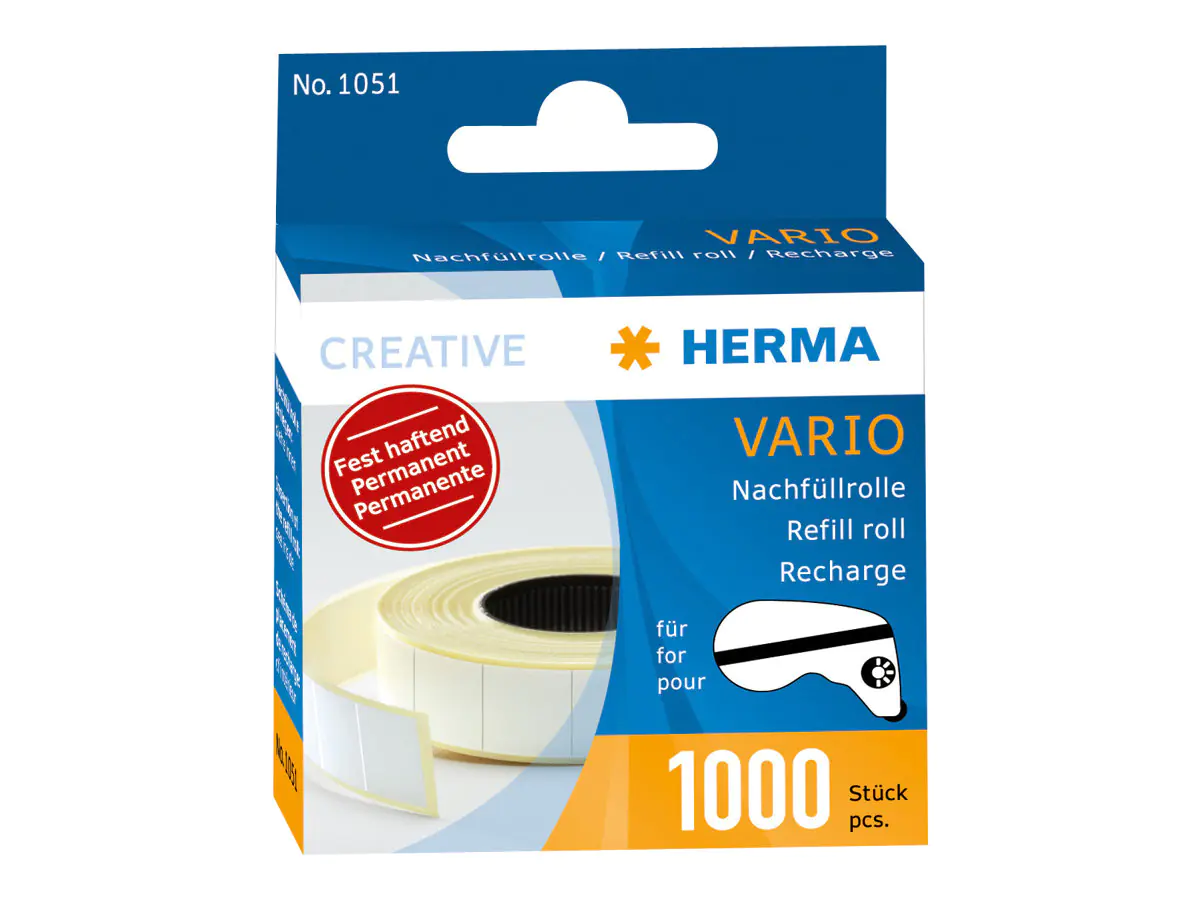 HERMA Vario - Kleberollernachfüllung - 12 x 13 1051