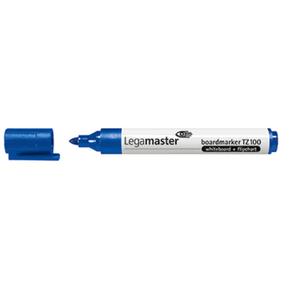 LEGAMASTER TZ 100 Whiteboard- und Flipchart-Marker blau - 10 Stück 7-110503