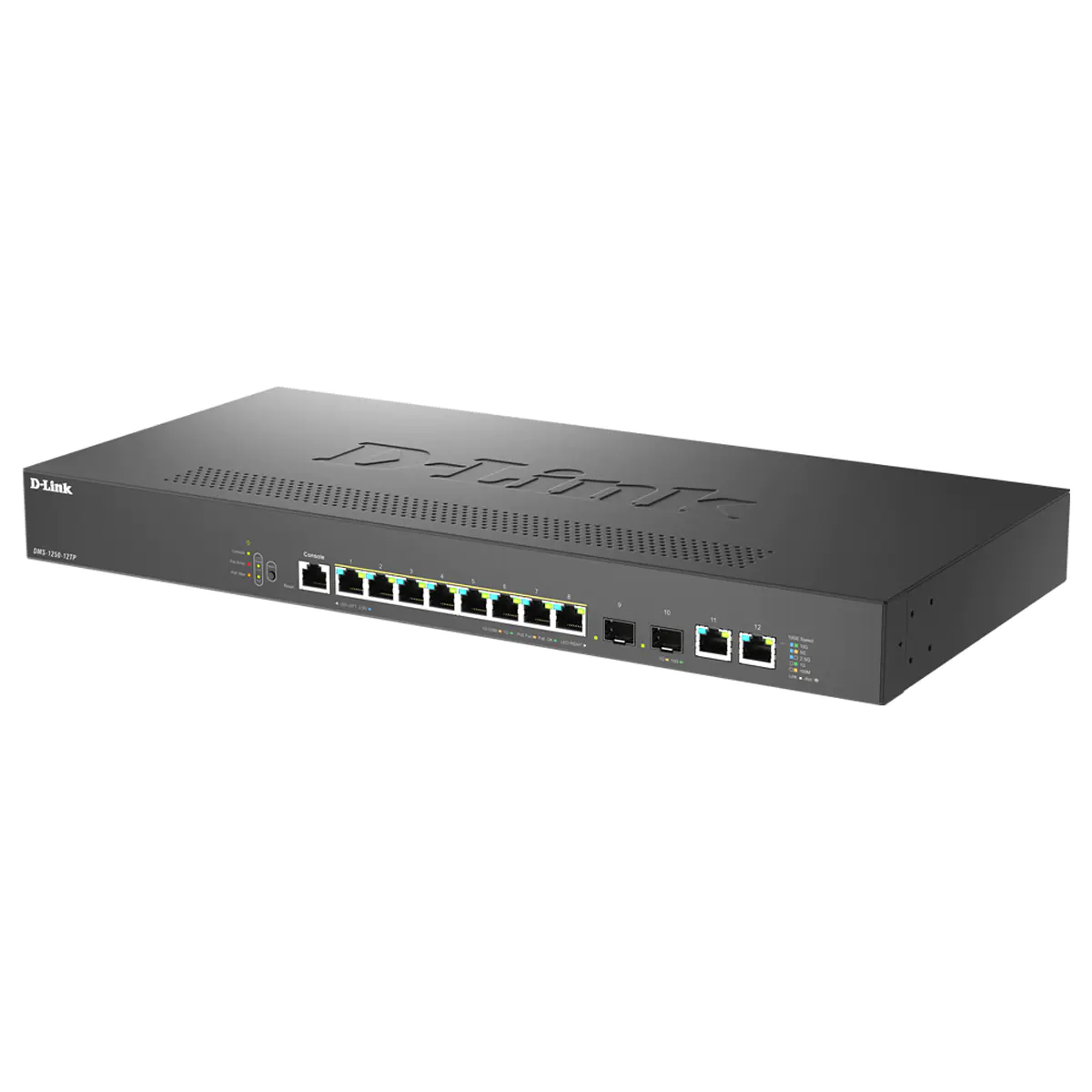 D-Link DMS 1250-12TP - Switch - L2+ - Smart - 8 x 10/100/1000/2.5G (PoE+)