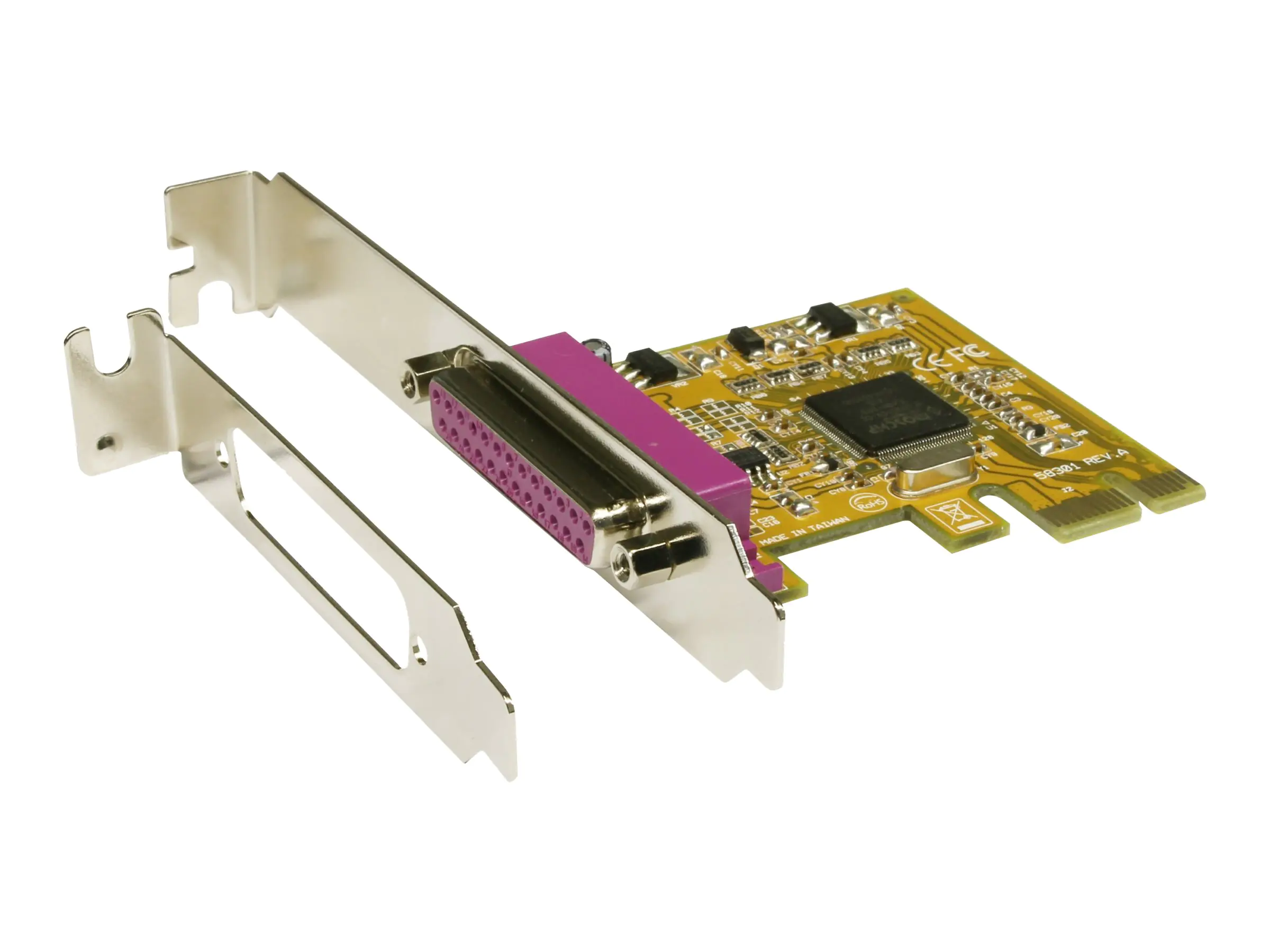 Exsys EX-44001 - Parallel-Adapter - PCIe Low-Profile - IEEE 1284 Exsys EX-44001 - Parallel-Adapter - PCIe Low-Profile - IEEE 1284