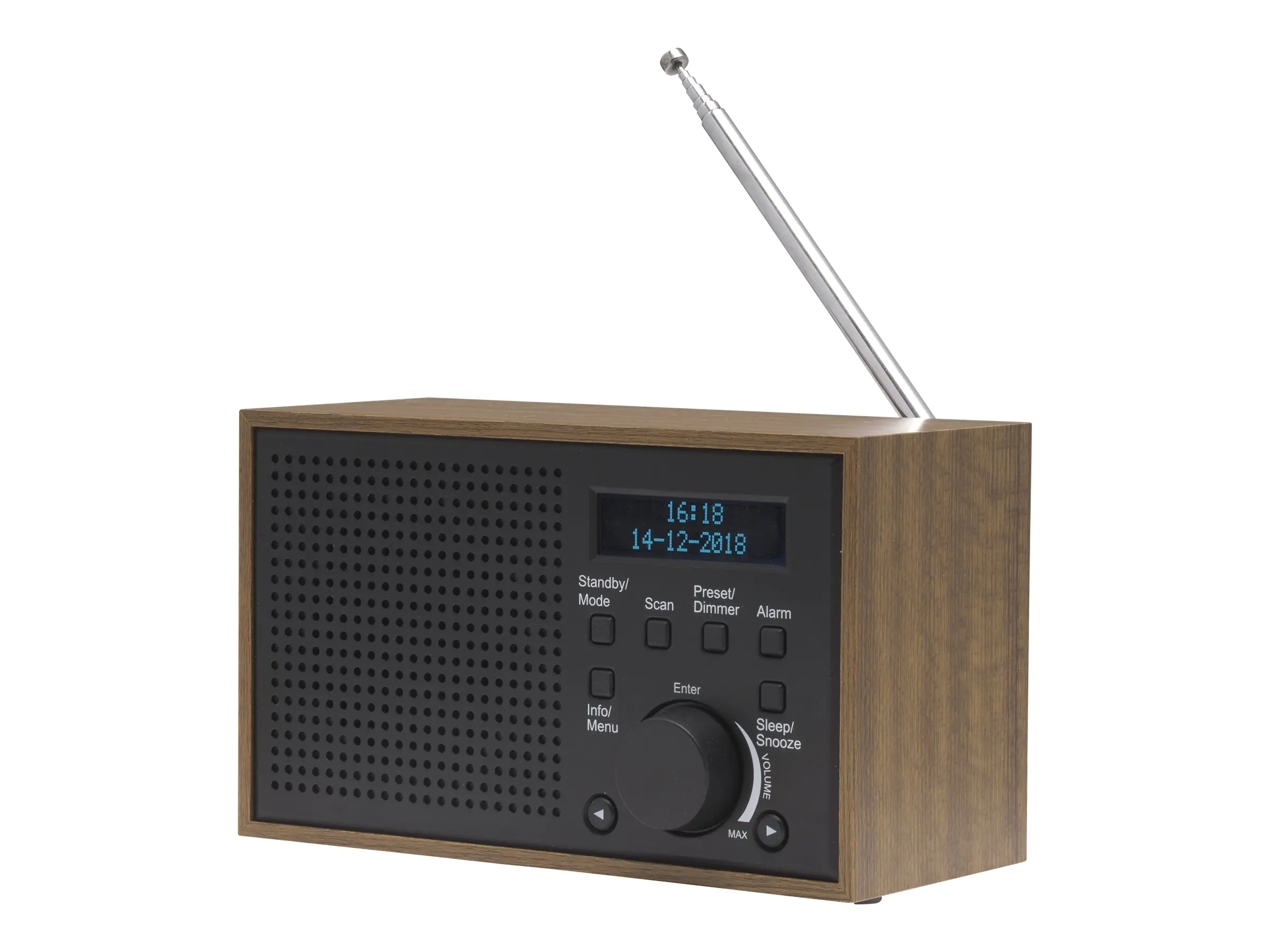 DENVER DAB-46 - Tragbares DAB-Radio - 2 Watt - Dunkelgrau DENVER DAB-46 - Tragbares DAB-Radio - 2 Watt - Dunkelgrau
