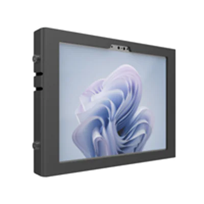 Compulocks Surface Pro 8-11 Apex Enclosure Wall Mount - Gehäuse - für Tablett - verriegelbar - hochwertiges Aluminium - Schwarz - Bildschirmgröße: 33.02 cm (13") 580APXB