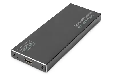 DIGITUS DA-71115 - Speichergehäuse - M.2 - SATA 6Gb/s - 600 MBps - USB 3.1 - Schwarz