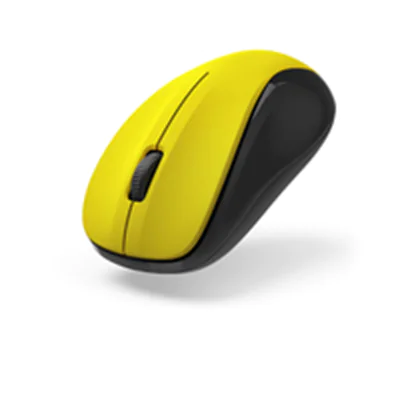 Hama MW-300 V2 - Maus - leise - rechts- und linkshändig - optisch - 3 Tasten - kabellos - 2.4 GHz - kabelloser Empfänger (USB) 00173023