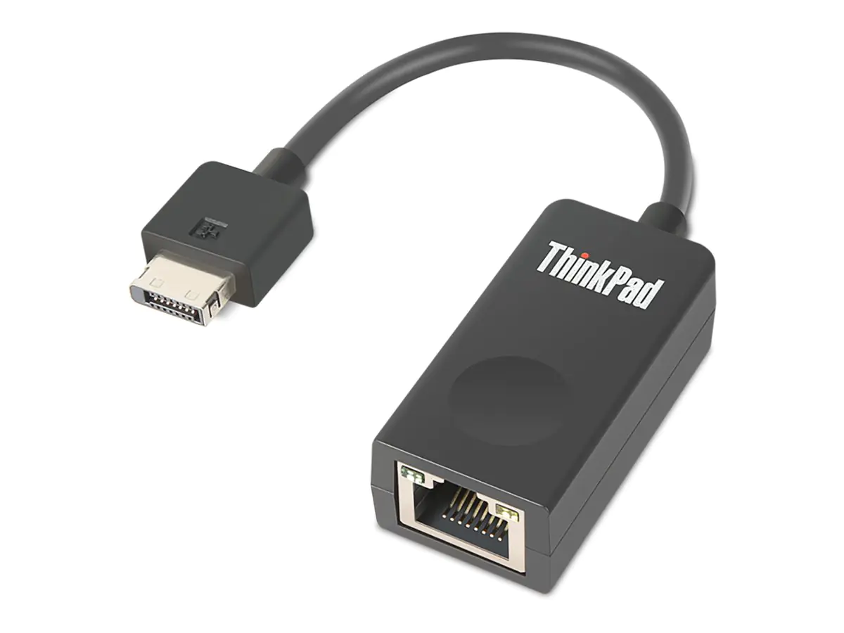 Lenovo ThinkPad Ethernet Extension Adapter Gen 2 - Netzwerkadapterkabel - RJ-45 (W) zu Lenovo Ethernet-Erweiterungsstecker (M) - 8 cm - für ThinkCentre M75t Gen 2; ThinkPad L13 Yoga Gen 2; P14s Gen 2; T14s Gen 2; X13 Gen 2