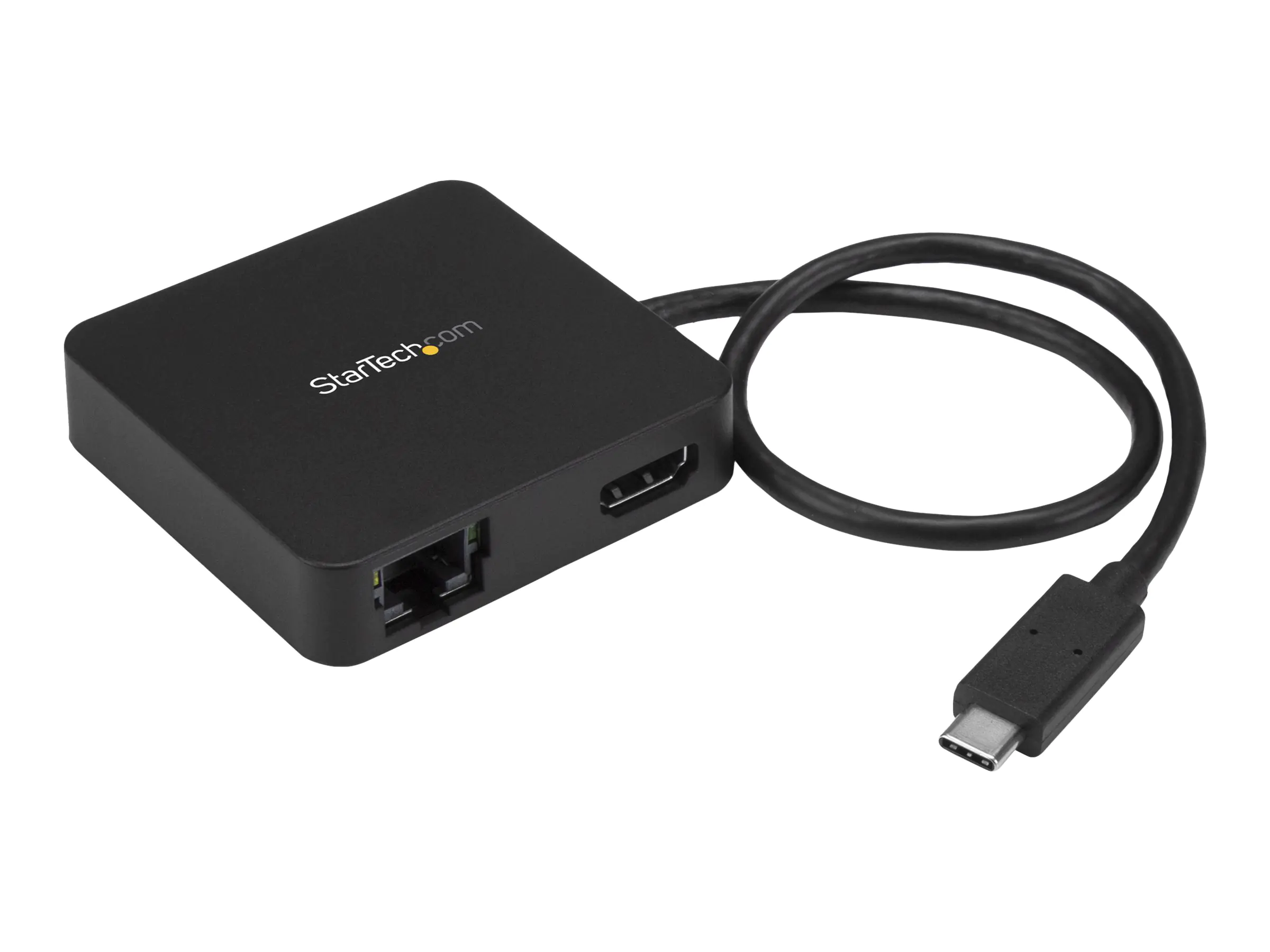 StarTech.com Startech USB-C Multiport Adapter - Tragbares USB-C 4k HDMI Minidock - Gigabit Ethernet, USB 3.0 Hub (1x USB-A, 1x USB-C) DKT30CHD