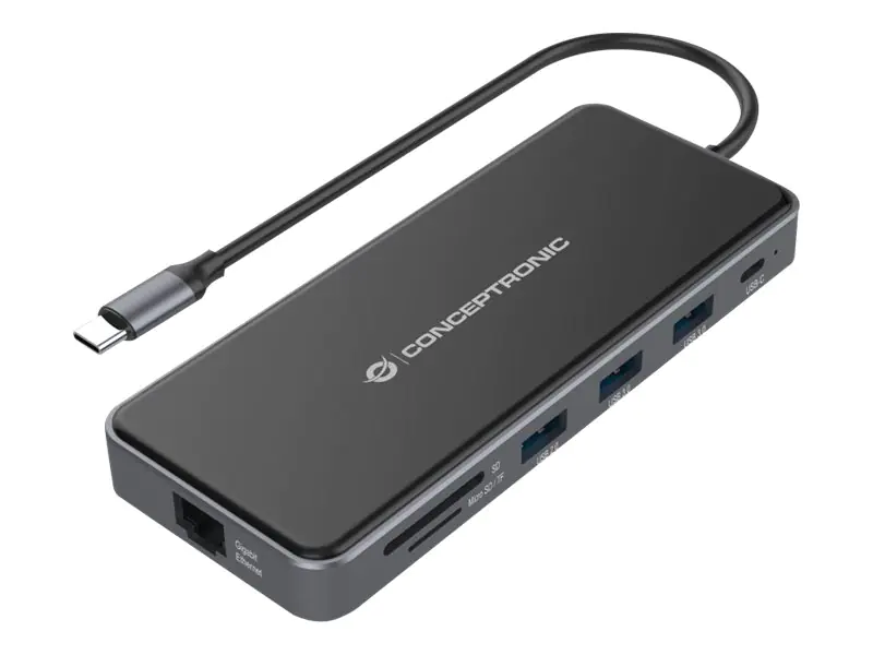 Conceptronic DONN15G - Dockingstation - USB-C