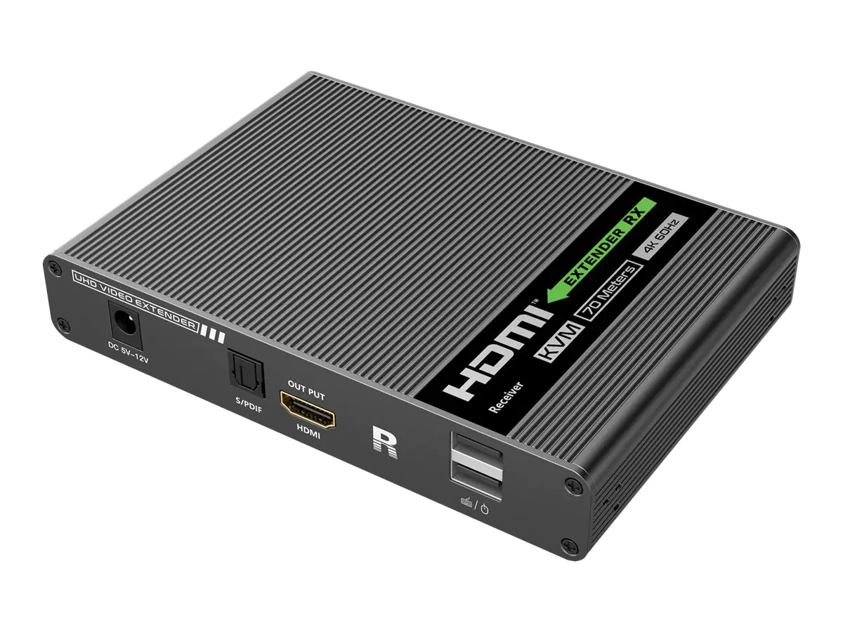 Techly Sender und Empfänger - KVM-/Audio-Extender 361629