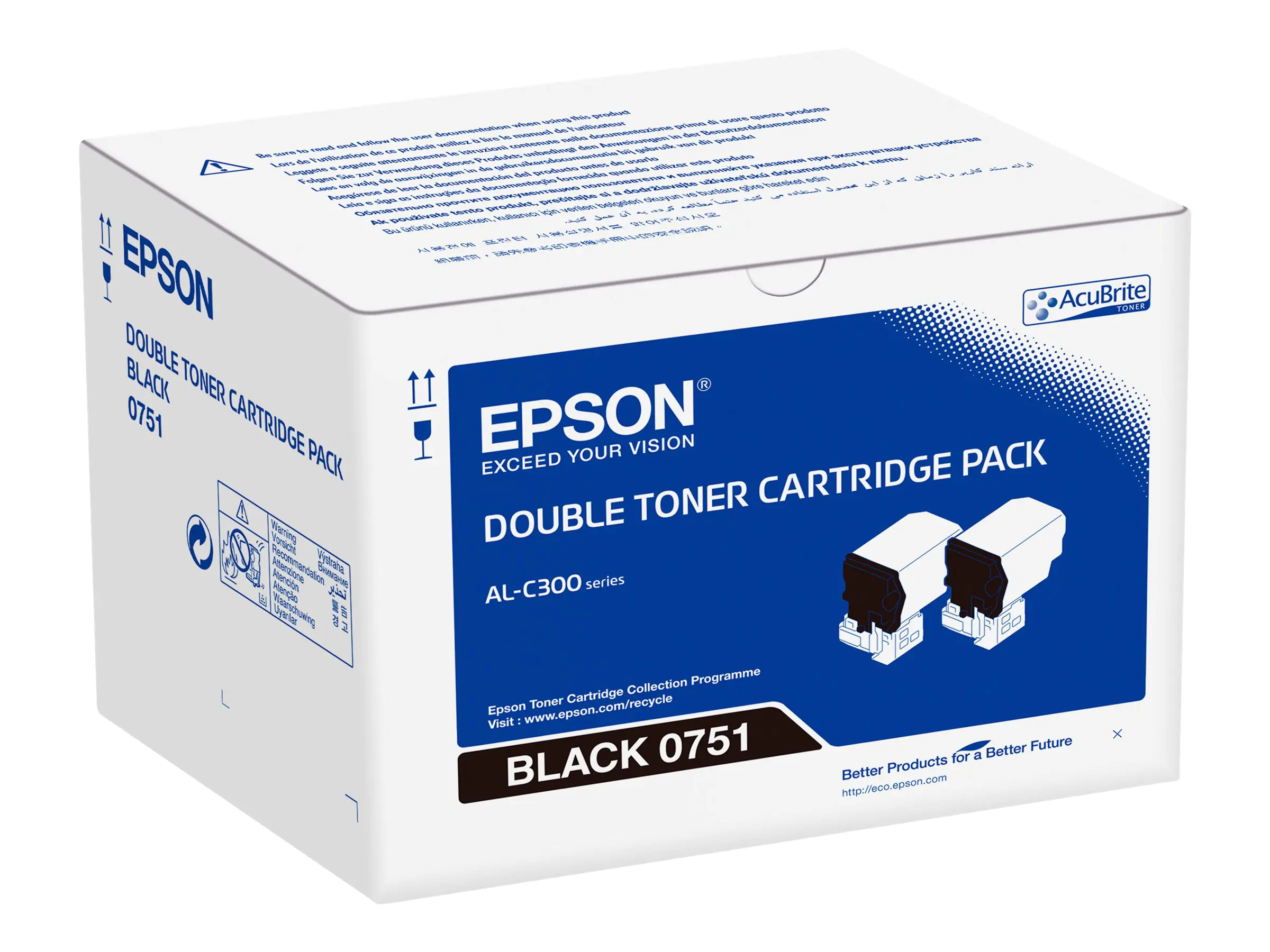 Epson 2er-Pack - Schwarz - original - Tonerpatrone C13S050751