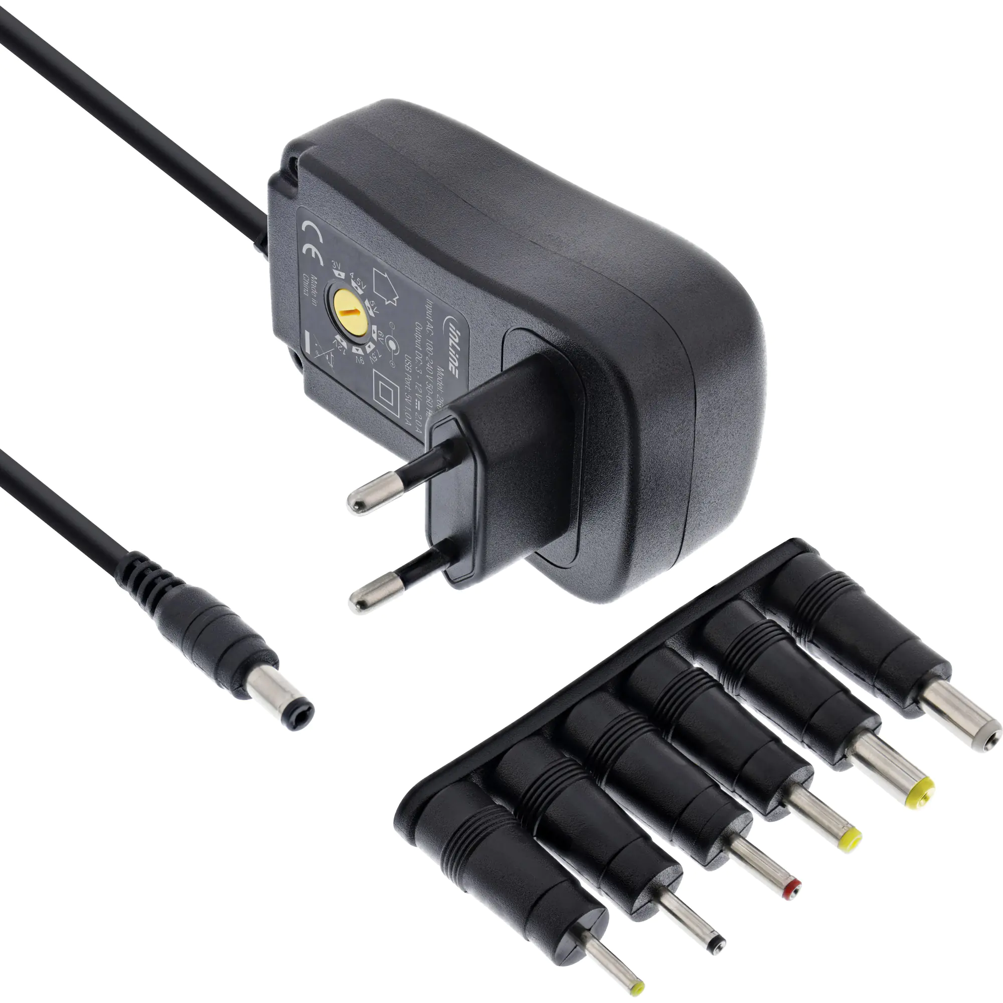 InLine - Netzteil - Wechselstrom 110-240 V - 30 Watt - Schwarz