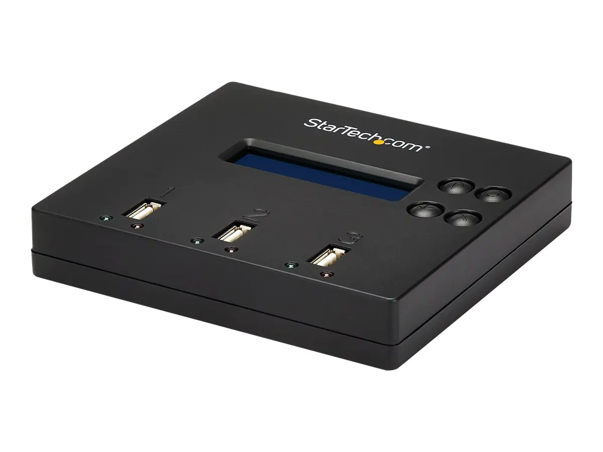 StarTech 1:2 Standalone USB 2.0 USB Stick Duplizierer und Eraser - Flash Drive Kopierer - USB-Disk-Duplikator - 2 Schächte - für P/N: SVA5H2NEUA StarTech 1:2 Standalone USB 2.0 USB Stick Duplizierer und Eraser - Flash Drive Kopierer - USB-Disk-Duplikator - 2 Schächte - für P/N: SVA5H2NEUA
