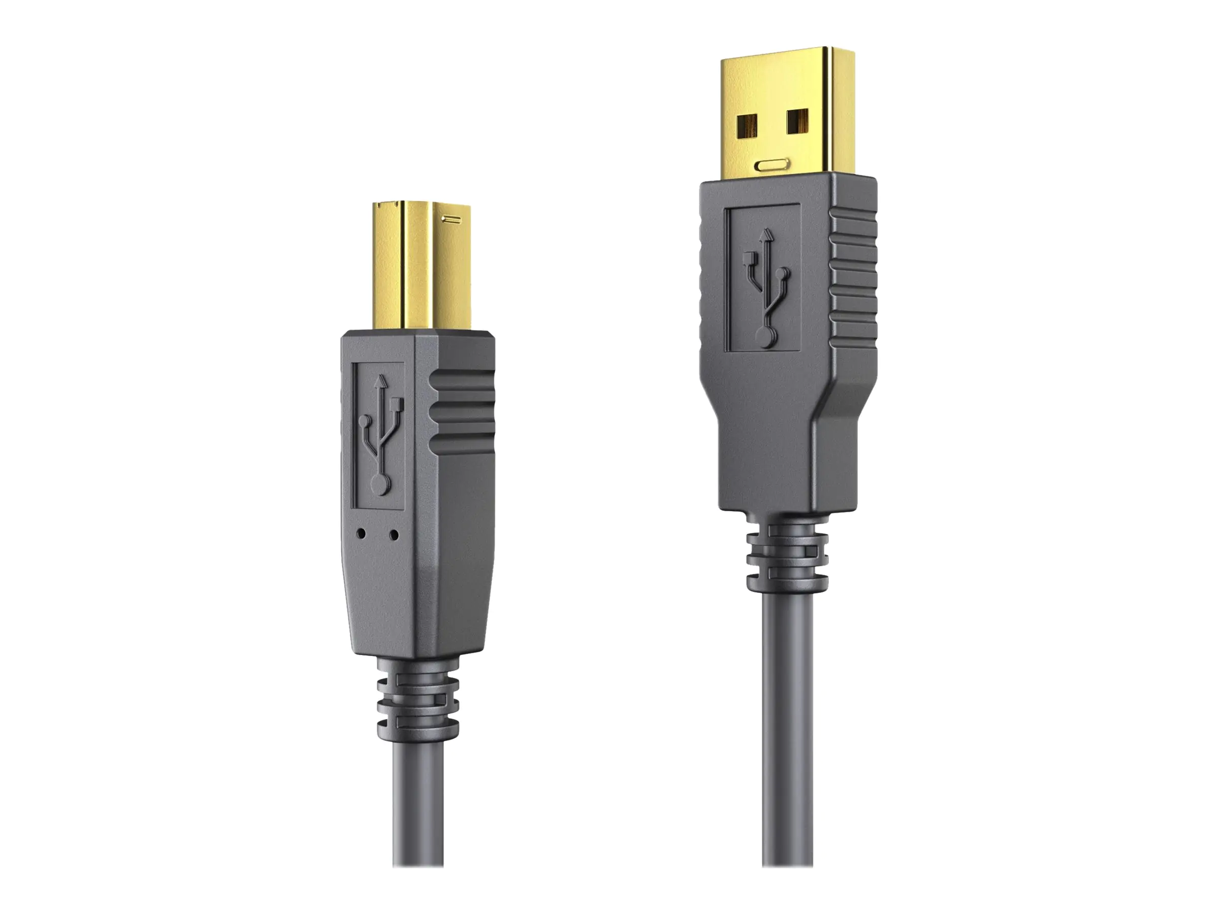 PureLink - USB-Kabel - USB (M) zu USB Typ B (M) - USB 2.0 - 15 m - rund, aktiv - Schwarz PureLink - USB-Kabel - USB (M) zu USB Typ B (M) - USB 2.0 - 15 m - rund, aktiv - Schwarz