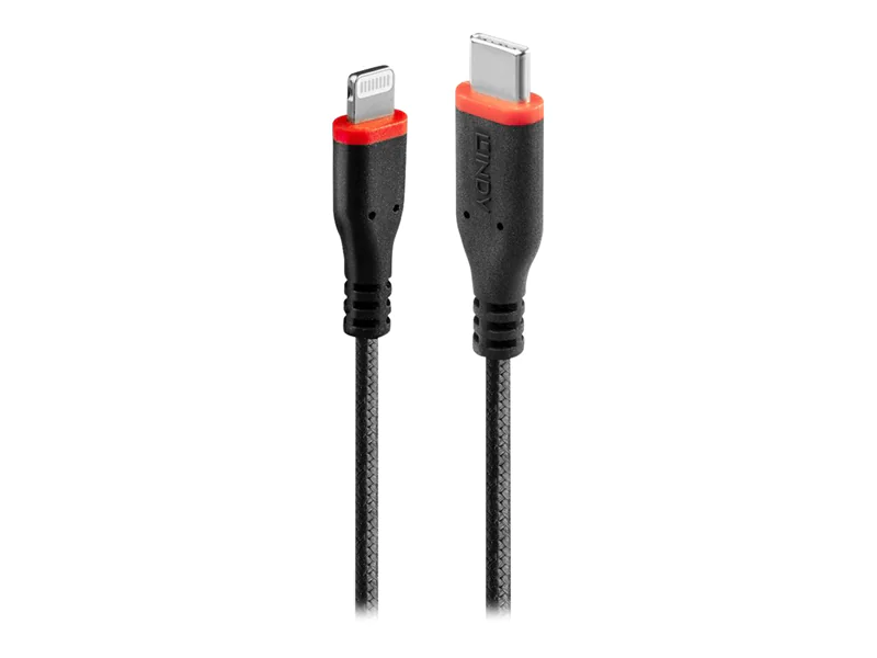 50 cm - abgeschirmt - Schwarz - rund, unterstützt Power Delivery 2,0