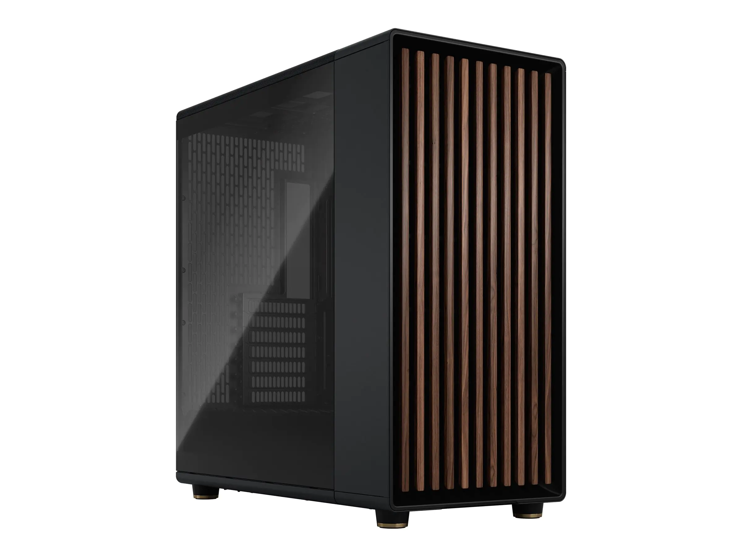 Fractal Design North XL - Tower - E-ATX - Seitenteil mit Fenster (gehärtetes Glas) - keine Spannungsversorgung (ATX) - Charcoal Black - USB/Audio/Mic Fractal Design North XL - Tower - E-ATX - Seitenteil mit Fenster (gehärtetes Glas) - keine Spannungsversorgung (ATX) - Charcoal Black - USB/Audio/Mic