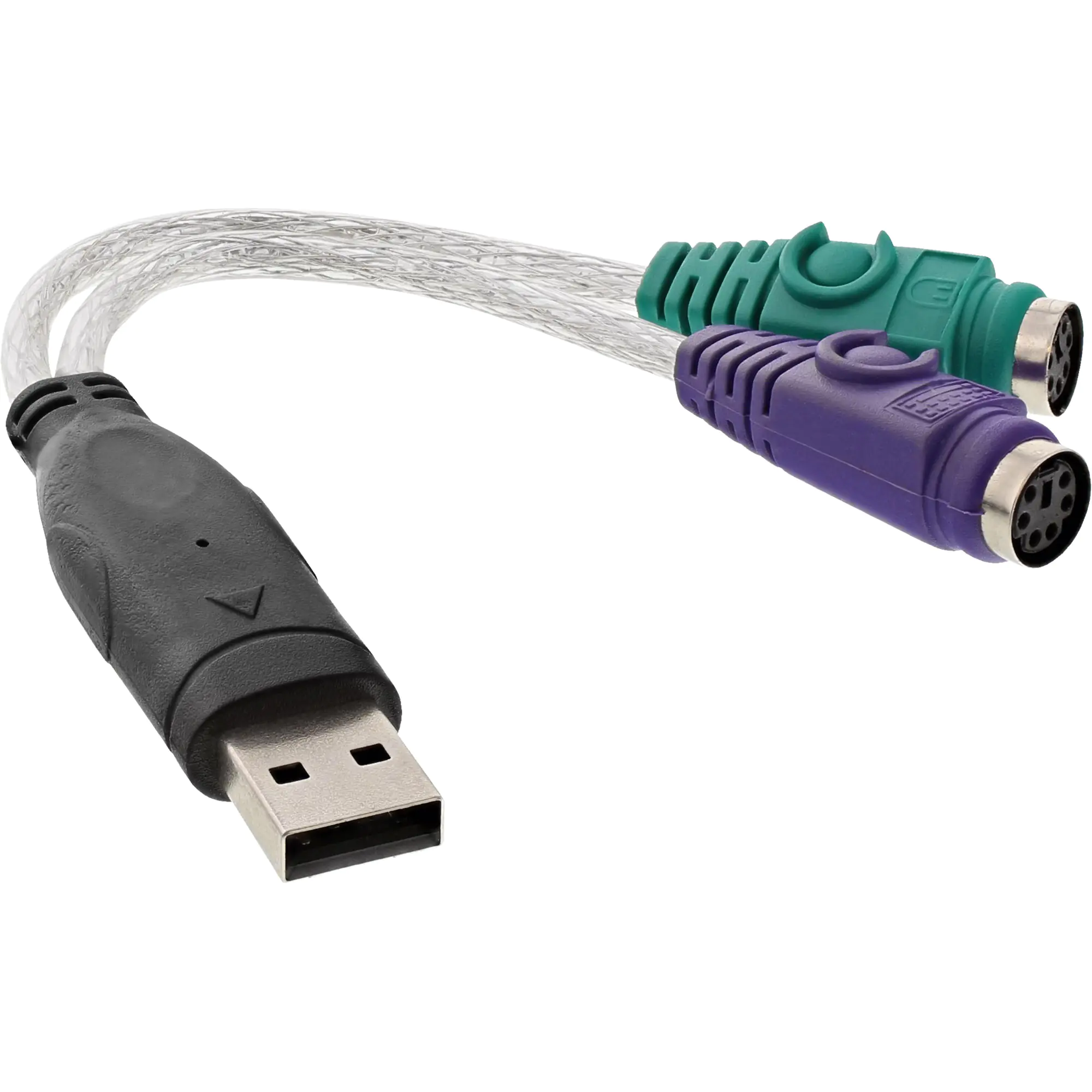 InLine USB->PS/2 Converter - Tastatur- / Maus-Adapter - USB