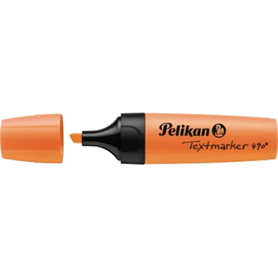 Pelikan Textmarker 490 Leuchtorange 10 Stück Faltschachtel 814119