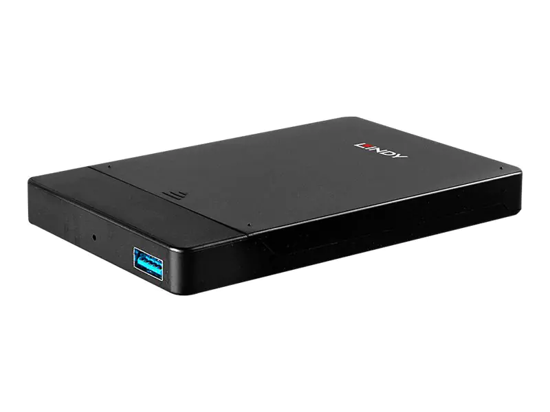 Lindy - Speichergehäuse - 2.5" (6.4 cm) - SATA 6Gb/s - USB 3.0 - Schwarz