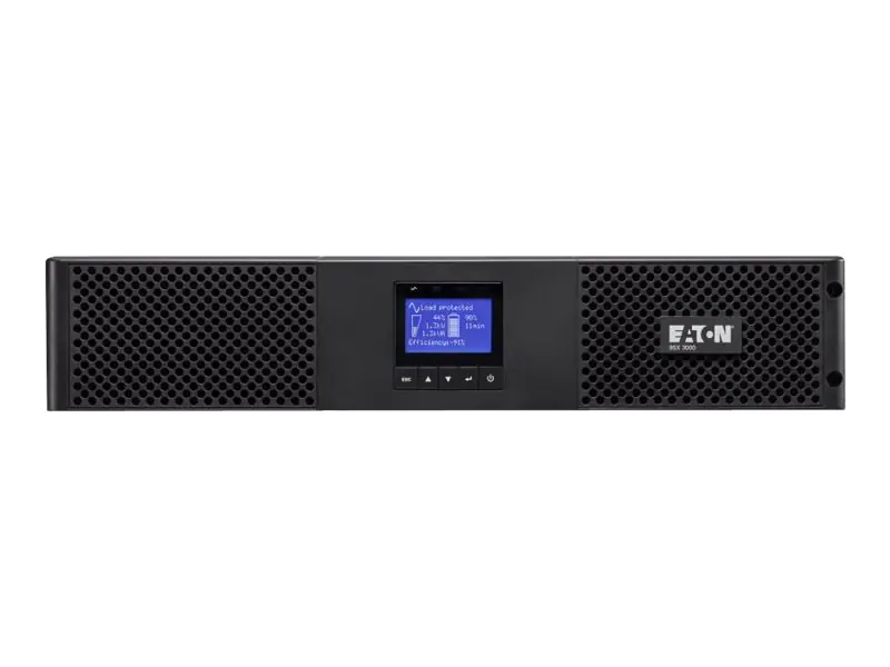 Eaton 9SX 9SX1500IR - USV (Rack - einbaufähig) - Wechselstrom 200/208/220/230/240 V - 1350 Watt - 1500 VA - RS-232, USB - Ausgangsanschlüsse: 6 - PFC - 2U - 48.3 cm (19") Eaton 9SX 9SX1500IR - USV (Rack - einbaufähig) - Wechselstrom 200/208/220/230/240 V - 1350 Watt - 1500 VA - RS-232, USB - Ausgangsanschlüsse: 6 - PFC - 2U - 48.3 cm (19")