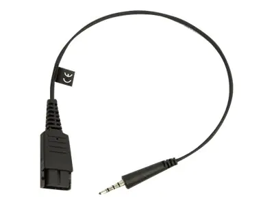 Jabra - Headsetadapter - Mini-Stecker männlich zu Quick Disconnect männlich - für SPEAK 410, 410 MS Jabra - Headsetadapter - Mini-Stecker männlich zu Quick Disconnect männlich - für SPEAK 410, 410 MS