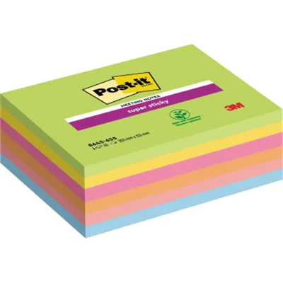 Post-it Haftnotiz Meeting Notes 8645-6SS-EU 203x152mm sort. 6x45Bl. Post-it Haftnotiz Meeting Notes 8645-6SS-EU 203x152mm sort. 6x45Bl.