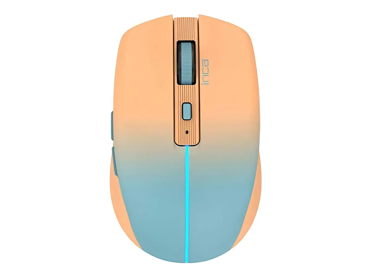 INCA Maus IWM-511RT Blt+Wrls RGB Color-Basisfarbe Orange