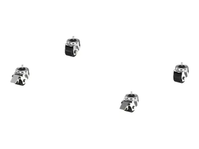Schroff VARISTAR CP - Steckgehäuse-Rollensatz - Schwarz, Silber Schroff VARISTAR CP - Steckgehäuse-Rollensatz - Schwarz, Silber
