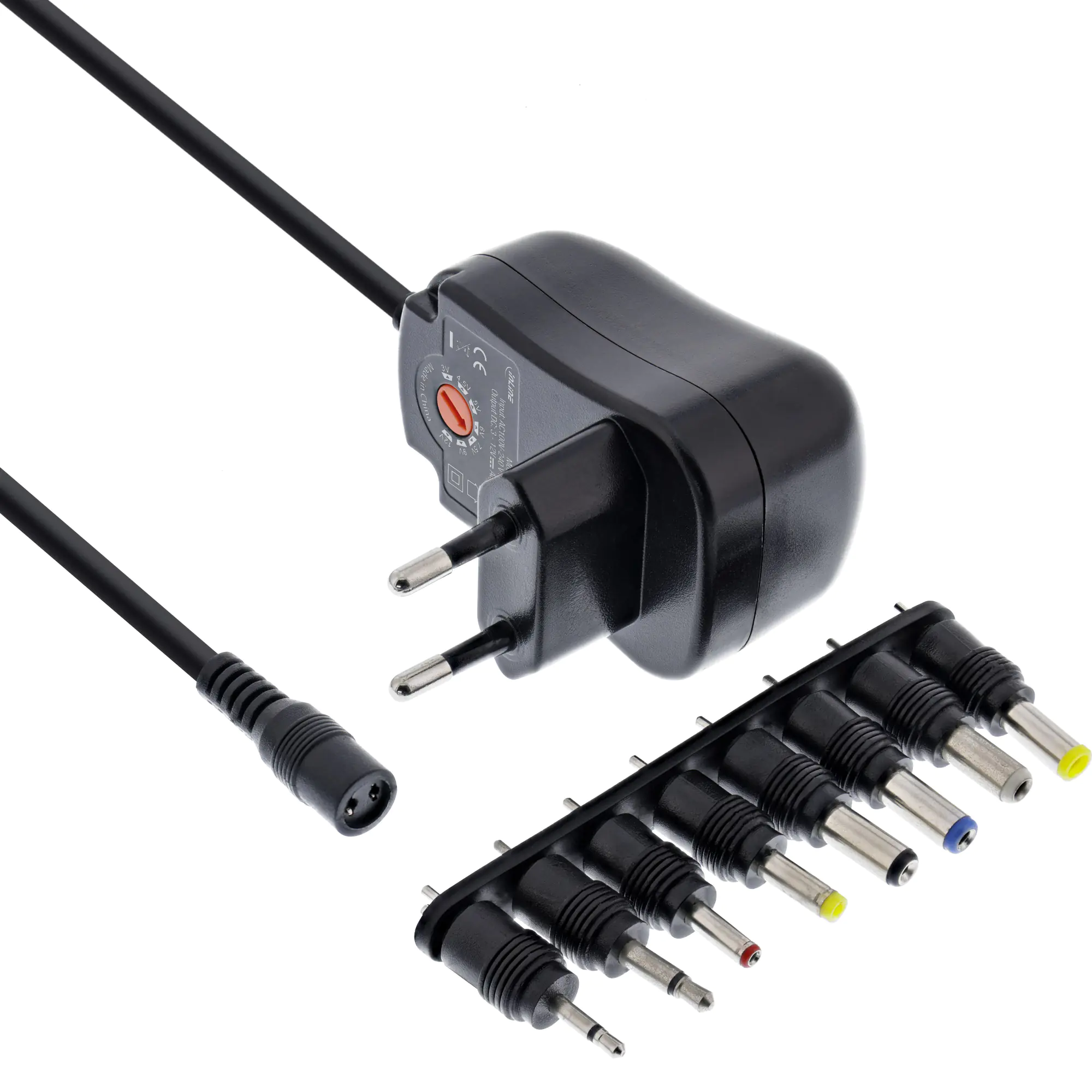 InLine - Netzteil - Wechselstrom 110-240 V - 12 Watt - Schwarz