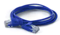 WANTEC 7241, 0,25 m, Cat6a, U/UTP (UTP), RJ-45, RJ-45, Blau