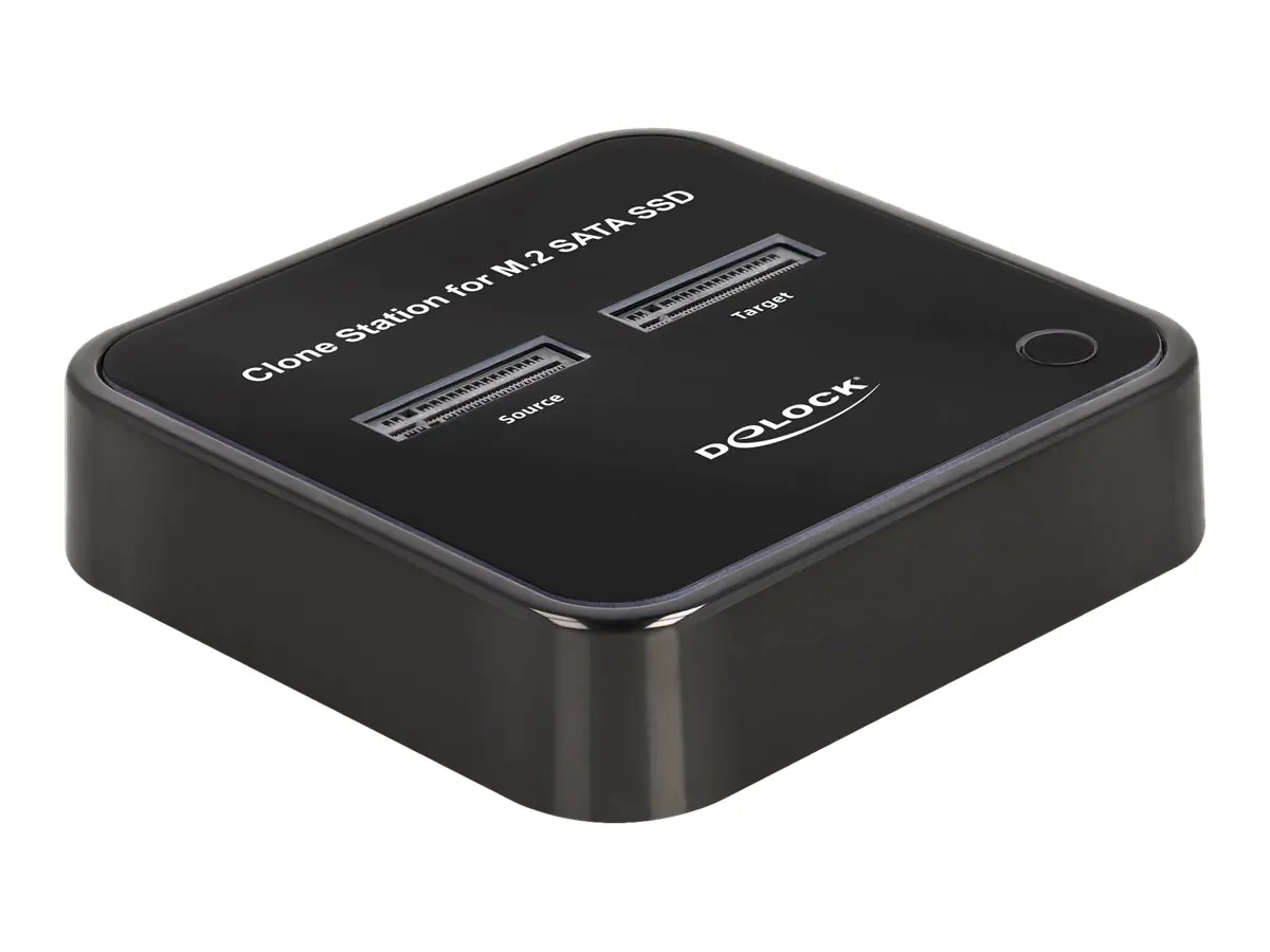 Delock SSD-Dockingstation Schächte: 2 - M.2 - M.2 Card - USB-C 3.2 (Gen 2) 64178