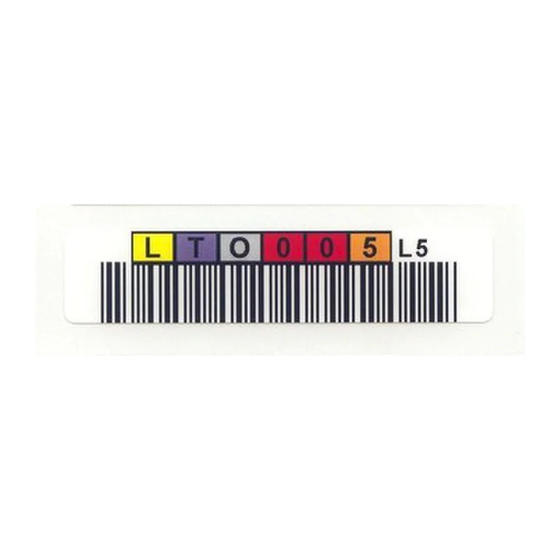 Barcodelabel für LTO5 horizontal L5 Identifier 1705-00