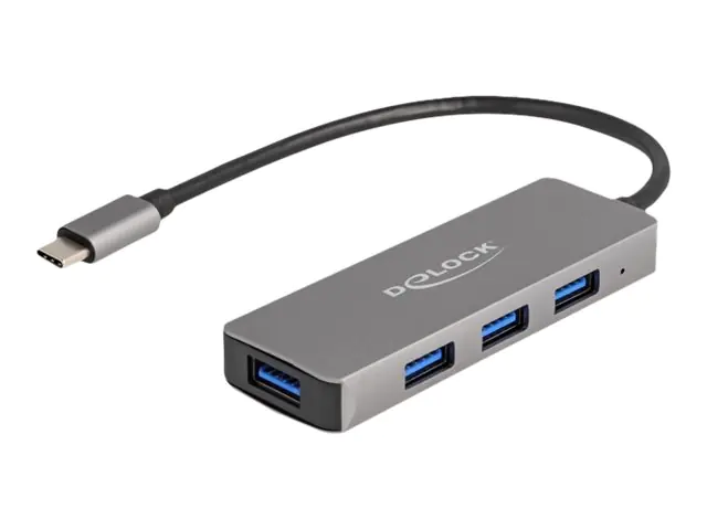 Delock Hub - 4 x USB 3.2 Gen 1 - Desktop 63173
