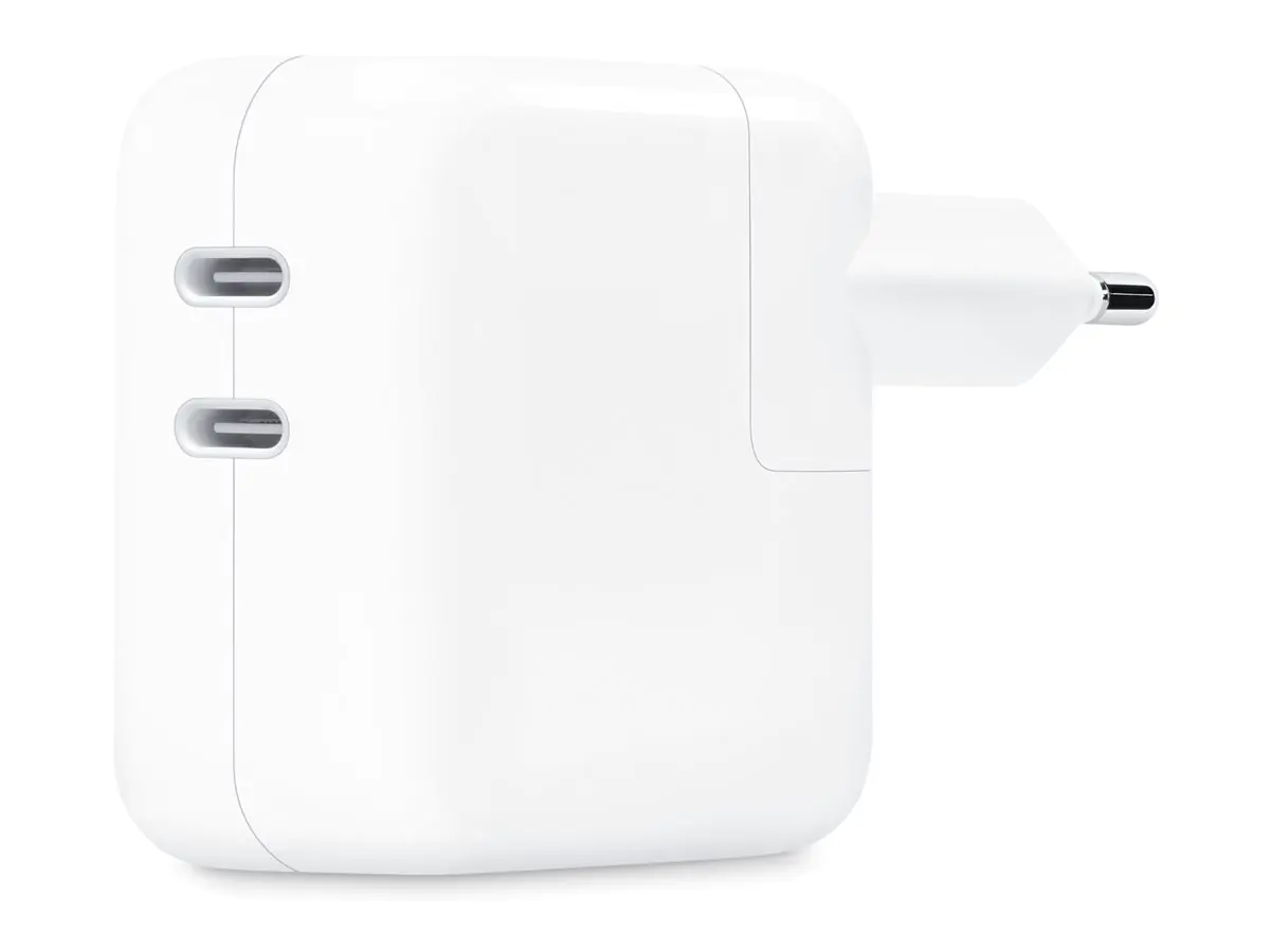 Apple - Netzteil - 35 Watt - 2 Ausgabeanschlussstellen (24 pin USB-C)