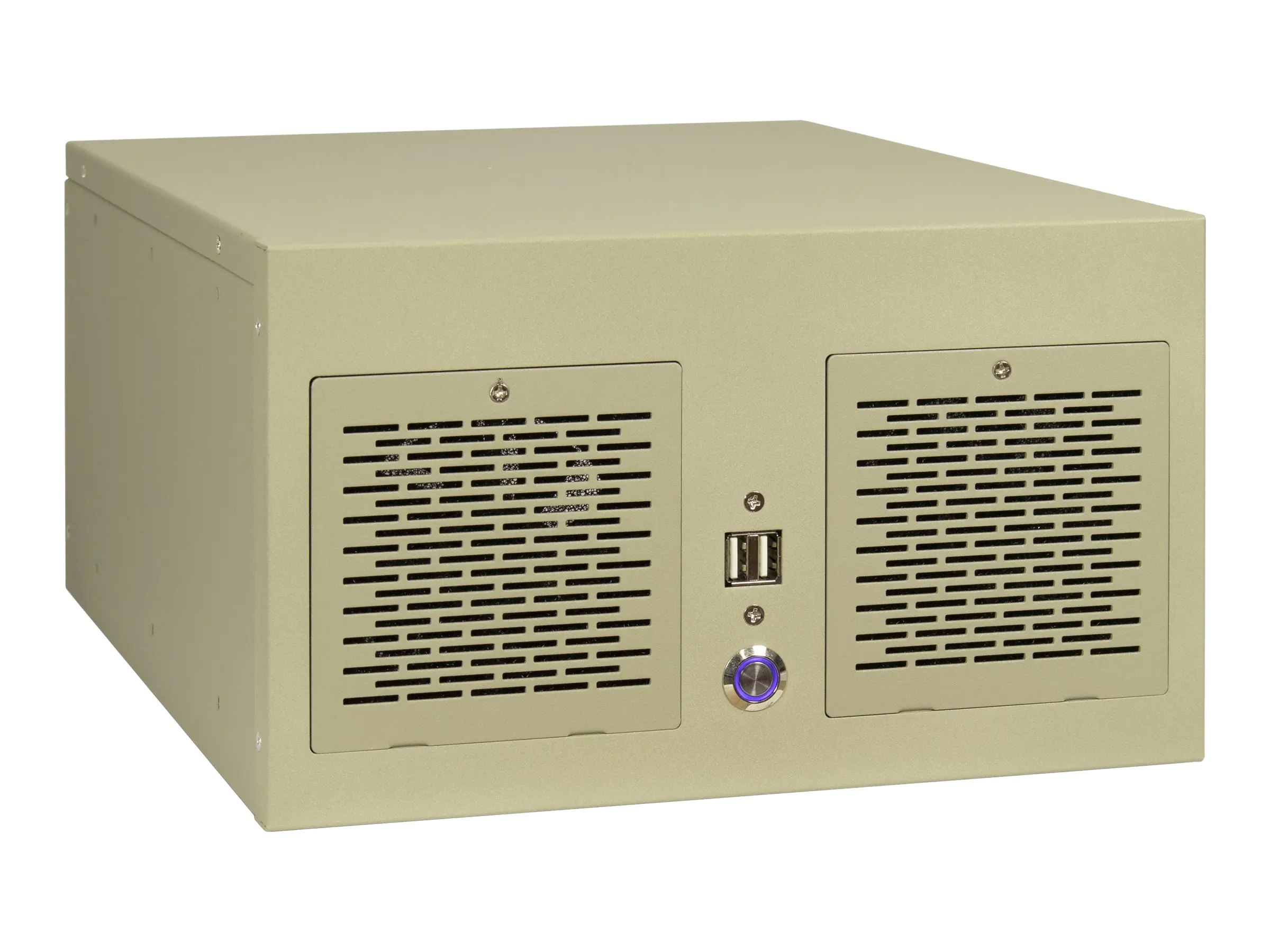 Inter-Tech IPC S34 - Mini-Server-Gehäuse - Mini-ITX - keine Spannungsversorgung (FlexATX) - USB