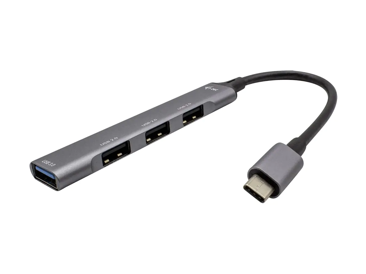 i-tec Hub - 1 x SuperSpeed USB 3.0 + 3 x USB C31HUBMETALMINI4