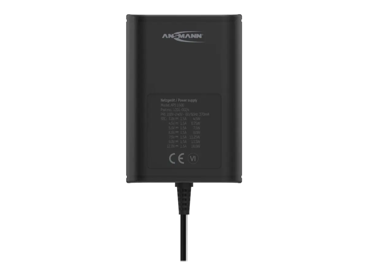 Ansmann APS 1500 - Netzteil - Wechselstrom 100-240 1201-0024