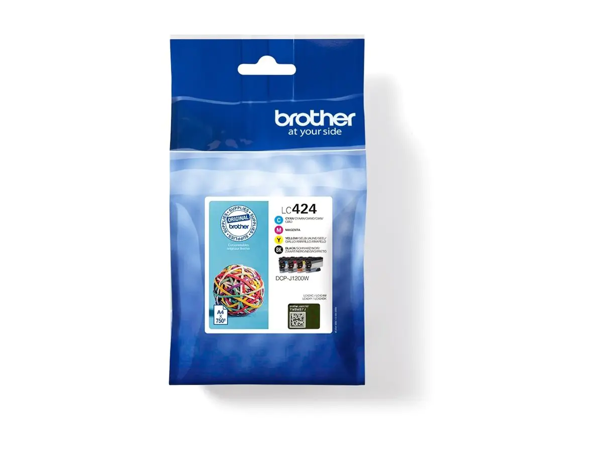 Brother 4er-Pack - Schwarz, Gelb, Cyan, Magenta LC424VAL