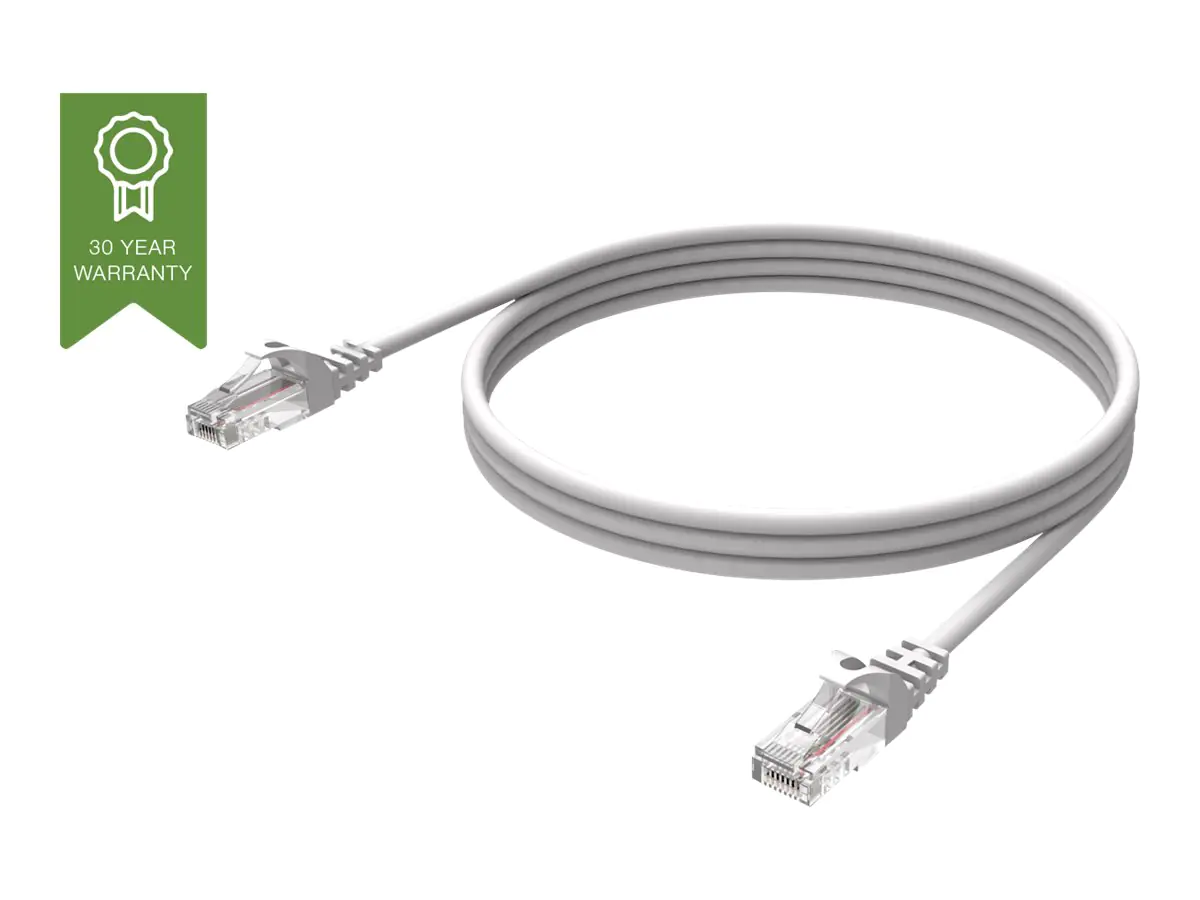 Vision Techconnect - Netzwerkkabel - RJ-45 (M) zu RJ-45 (M) - 3 m - UTP - CAT 6 - geschirmt - weiß