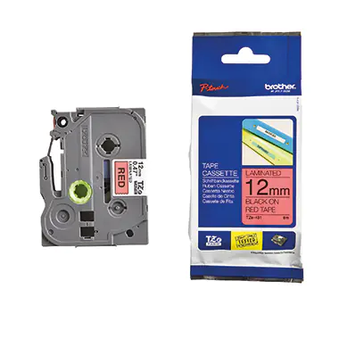 Brother TZe-431 - Schwarz auf rot - Rolle (1,2 cm x 8 m) 1 Kassette(n) laminiertes Band - für Brother PT-D210, D600, H110, P750, P950; P-Touch Cube PT-P300; P-Touch Cube Pro PT-P910 Brother TZe-431 - Schwarz auf rot - Rolle (1,2 cm x 8 m) 1 Kassette(n) laminiertes Band - für Brother PT-D210, D600, H110, P750, P950; P-Touch Cube PT-P300; P-Touch Cube Pro PT-P910