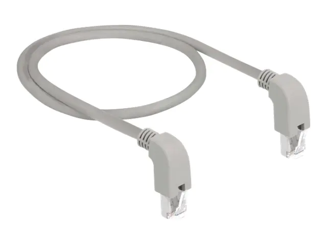 Delock Patch-Kabel - RJ-45 (M) nach unten gewinkelt zu RJ-45 (M) 85876