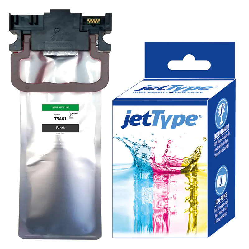 jetType Tinte kompatibel zu Epson C13T965140 T9651 Schwarz 10.000 Seiten 19,9 ml 1 Stück jetType Tinte kompatibel zu Epson C13T965140 T9651 Schwarz 10.000 Seiten 19,9 ml 1 Stück